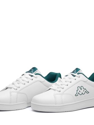 LOGO ADENIS - Sneakers - Low Cut - Unisex - WHITE-GREEN DK