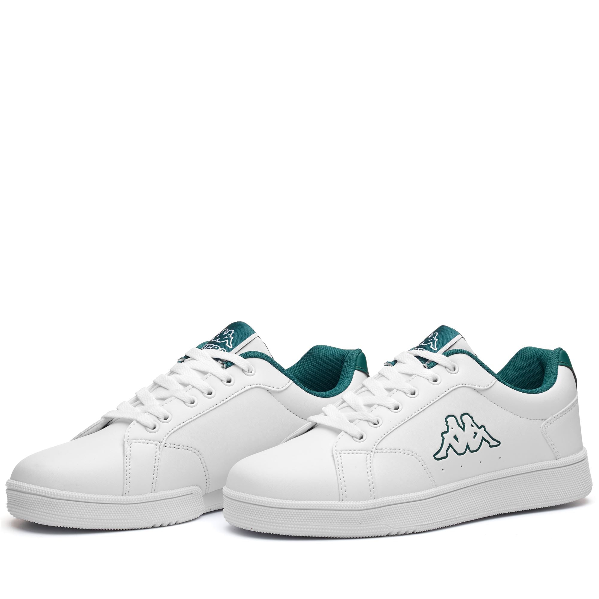 LOGO ADENIS - Sneakers - Low Cut - Unisex - WHITE-GREEN DK