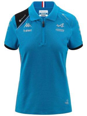 ACREW ALPINE F1 - Polo Shirts - Polo - Woman - LIQUID BLUE-BLACK