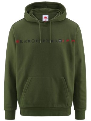 JPN GATIEL - Fleece - Jumper - Man - GREEN PESTO