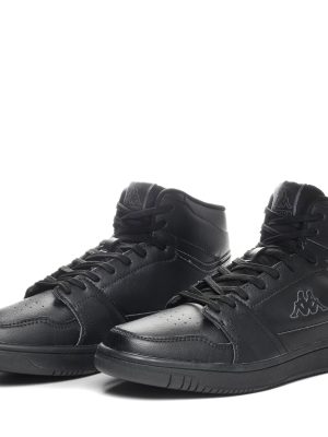 LOGO BASIL MD - Sneakers - Mid Cut - Unisex - BLACK