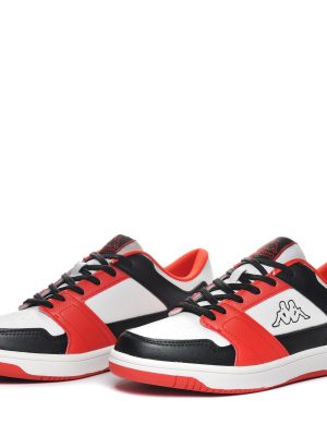 LOGO BERNAL - Sneakers - Low Cut - Unisex - WHITE-BLACK-RED