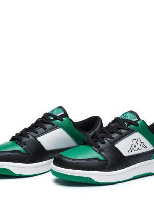 LOGO BERNAL - Sneakers - Low Cut - Unisex - GREEN MD-BLACK-WHITE