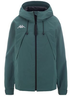 HUSHOWN - Jackets - Short - Woman - GREEN DK FOREST-BLACK