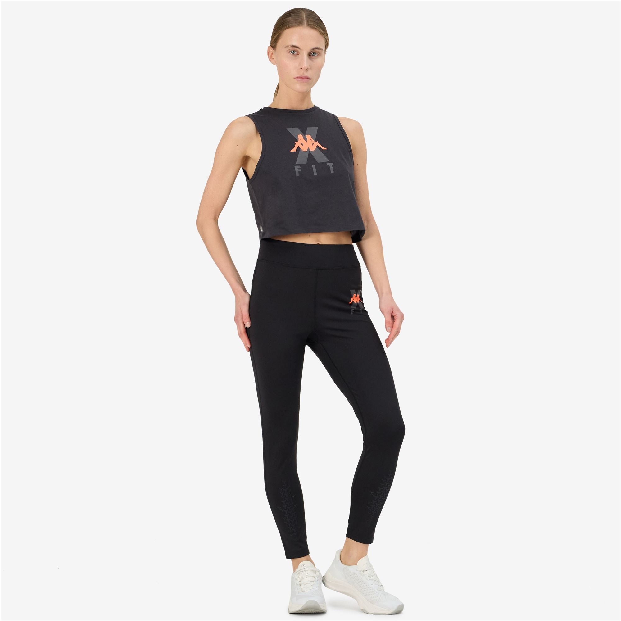 KOMBAT WKT EQUILA - Pants - Sport Trousers - Woman - BLACK-NEON CORAL - Image 7