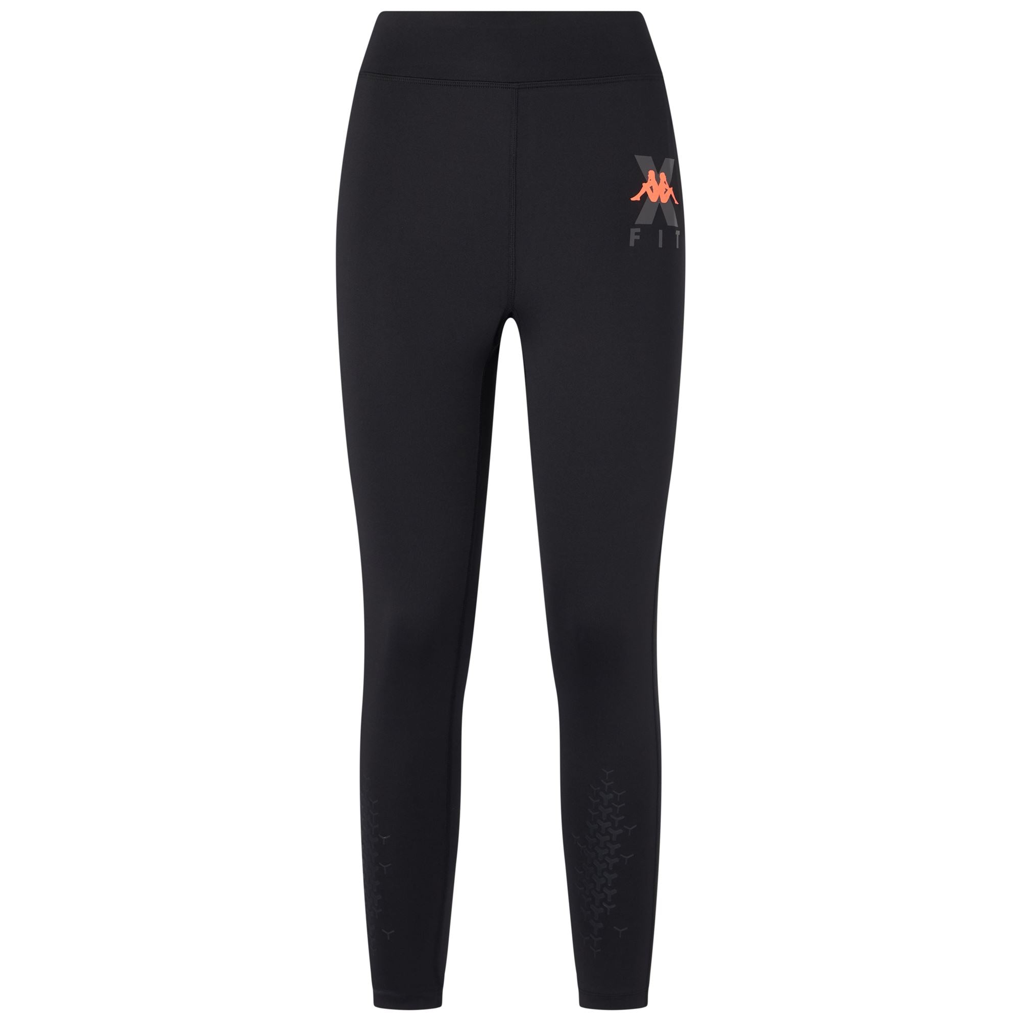 KOMBAT WKT EQUILA - Pants - Sport Trousers - Woman - BLACK-NEON CORAL