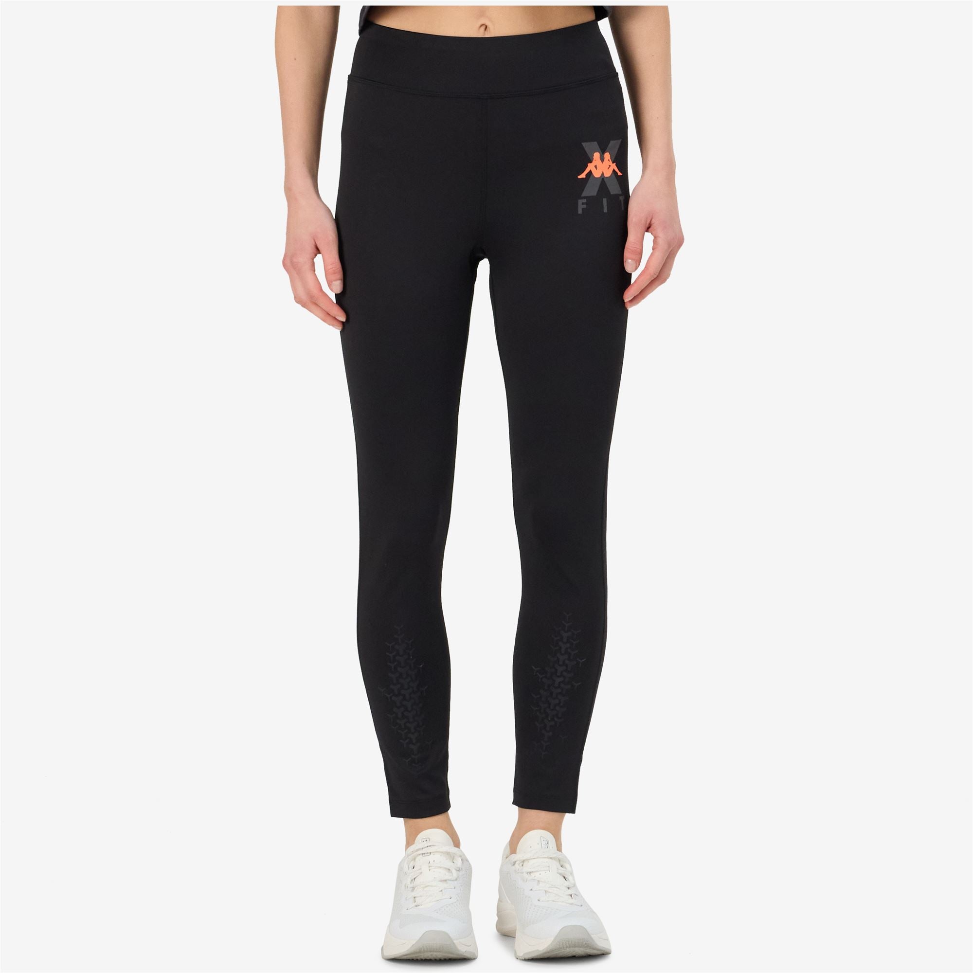 KOMBAT WKT EQUILA - Pants - Sport Trousers - Woman - BLACK-NEON CORAL - Image 4