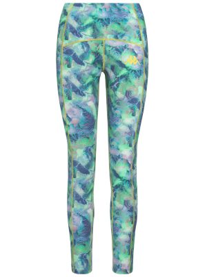 KOMBAT FISIA - Pants - Sport Trousers - Woman - GREEN PISTACHIO-GREY LT-GREEN PALM-ORANGE CARAMEL