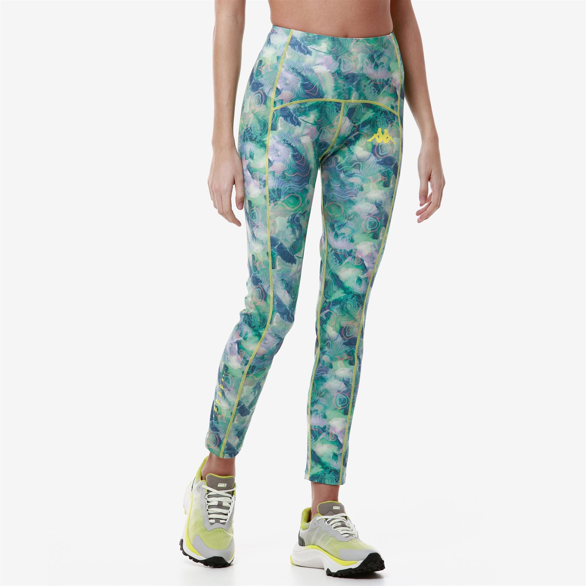 KOMBAT FISIA - Pants - Sport Trousers - Woman - GREEN PISTACHIO-GREY LT-GREEN PALM-ORANGE CARAMEL - Image 4