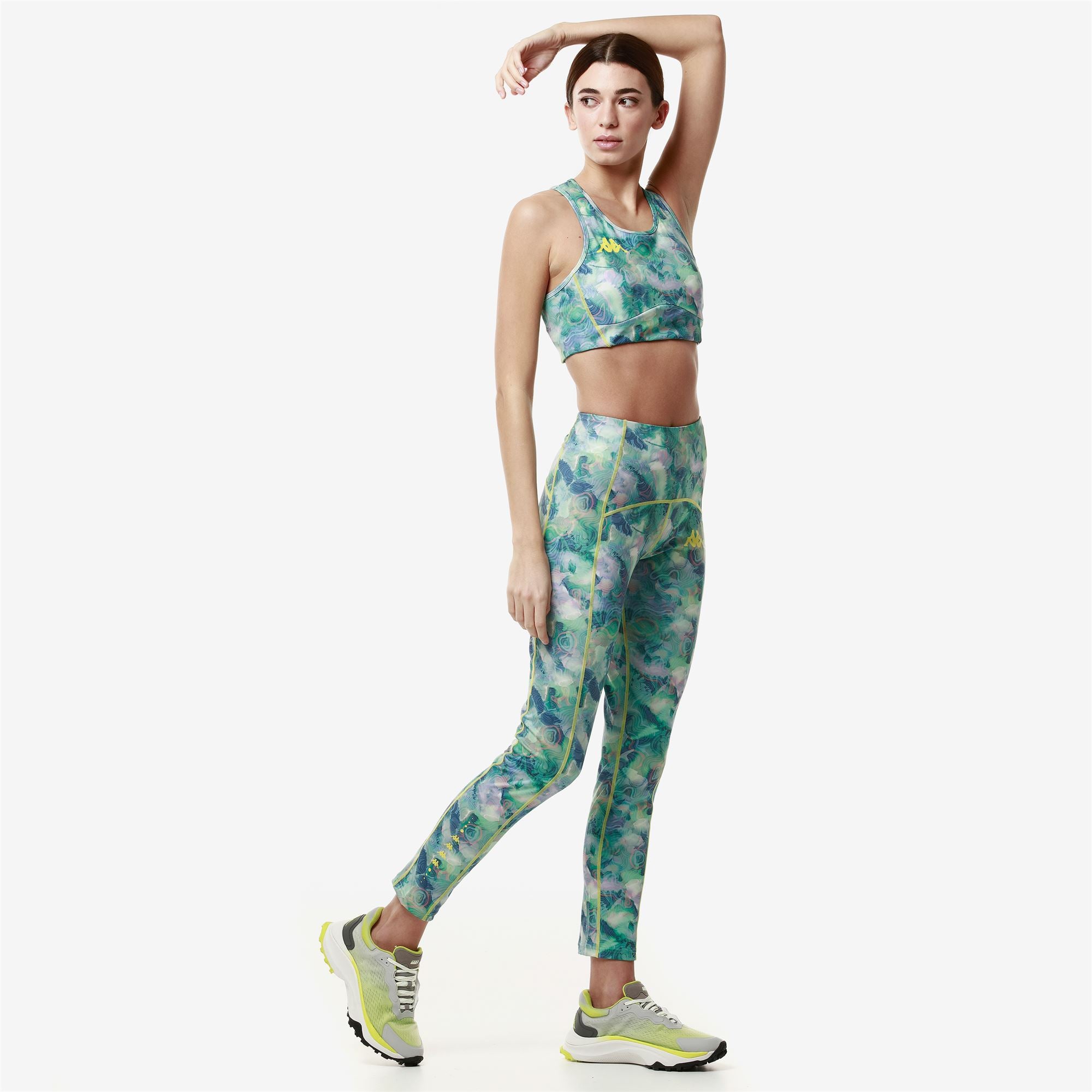 KOMBAT FISIA - Pants - Sport Trousers - Woman - GREEN PISTACHIO-GREY LT-GREEN PALM-ORANGE CARAMEL - Image 7