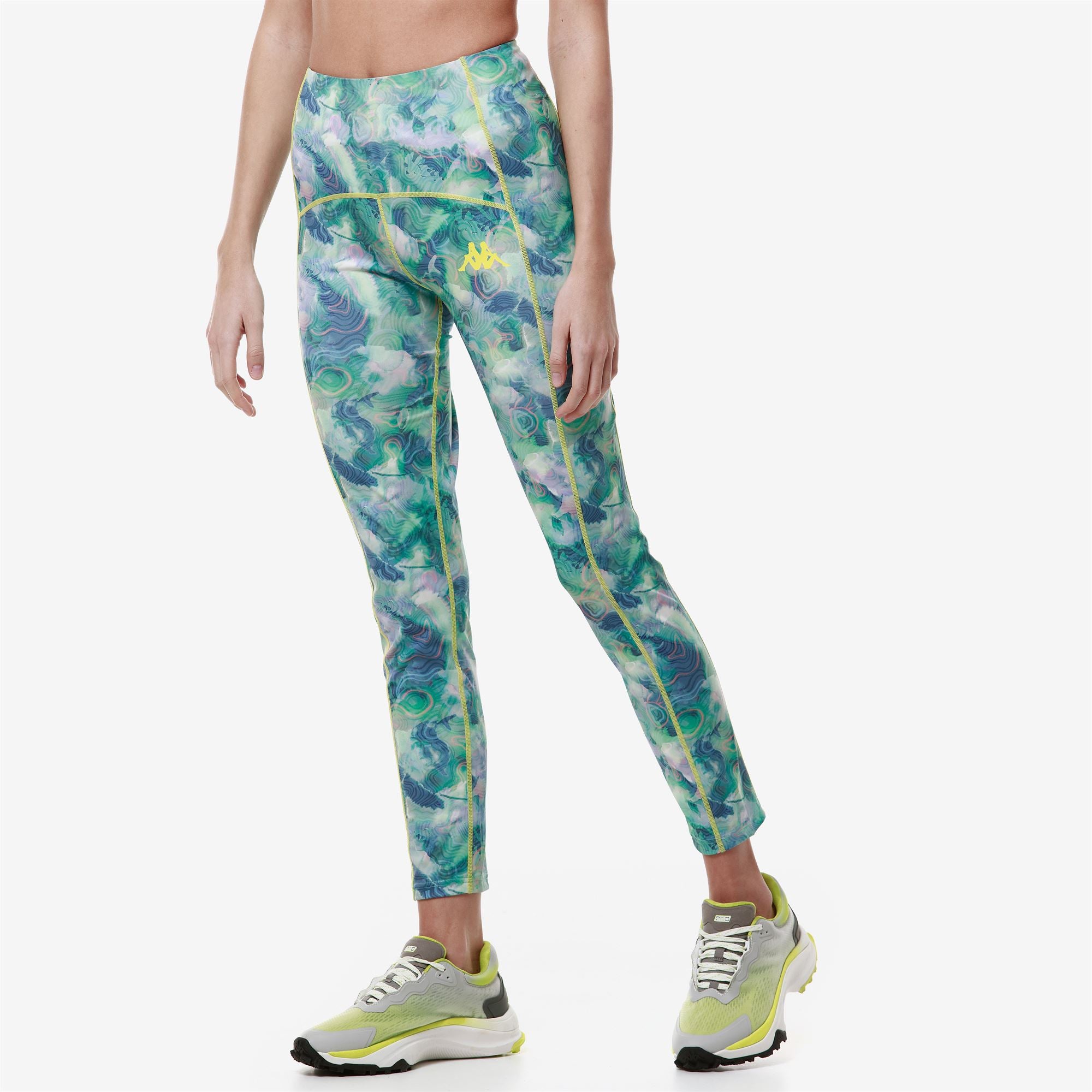 KOMBAT FISIA - Pants - Sport Trousers - Woman - GREEN PISTACHIO-GREY LT-GREEN PALM-ORANGE CARAMEL - Image 5