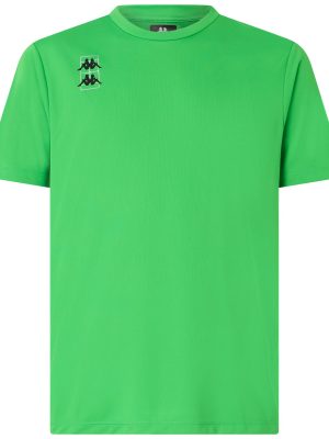 KOMBAT PADEL FUYO - Active Jerseys - Shirt - Man - GREEN FLUO-YELLOW LT SULPHUR