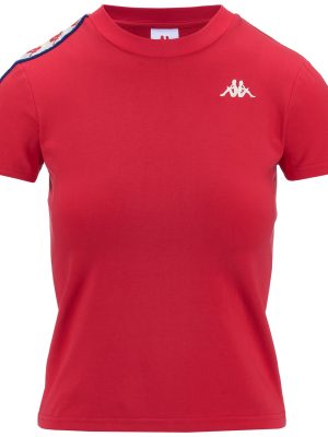 222 BANDA LUISE - T-ShirtsTop - T-Shirt - Woman - RED-WHITE ANTIQUE-BLUE ROYAL