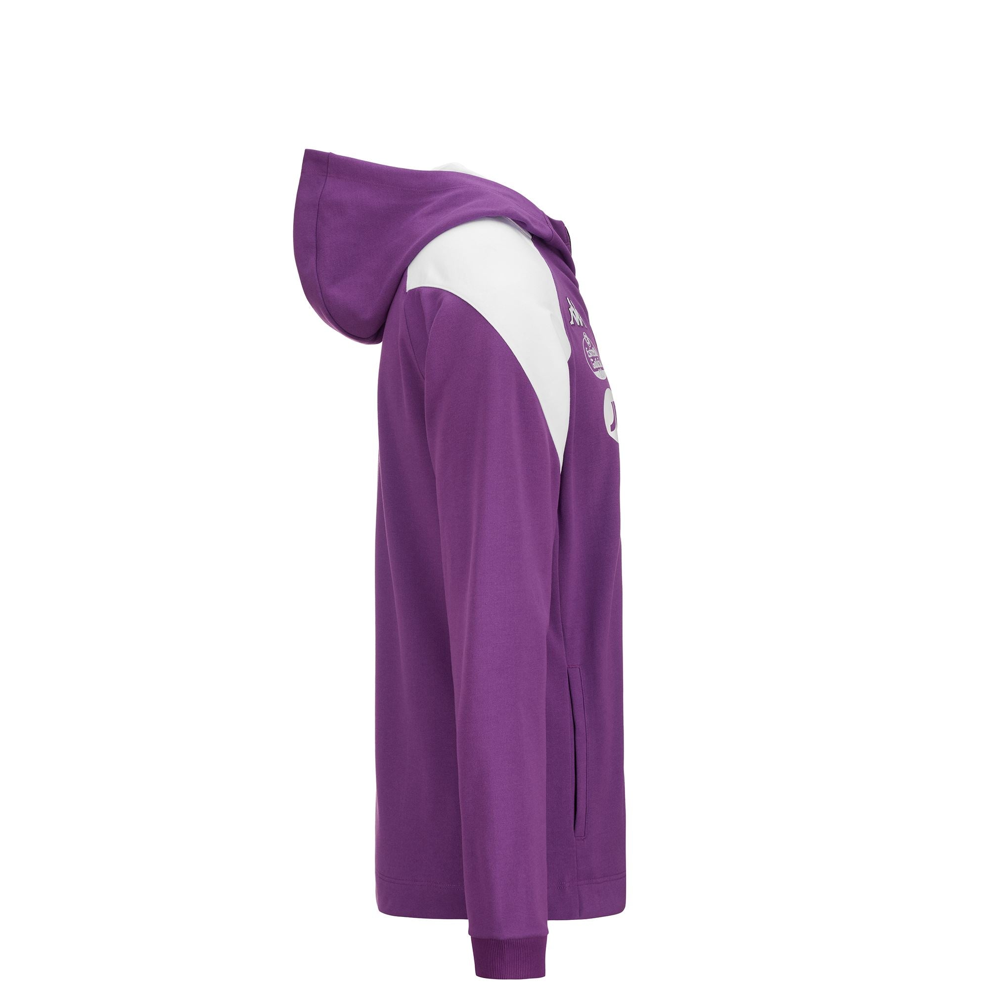 ARUFEOD 7 VALLADOLID - Fleece - Jacket - Man - BRIGHT VIOLET-WHITE-SPONSOR 1 - Image 2