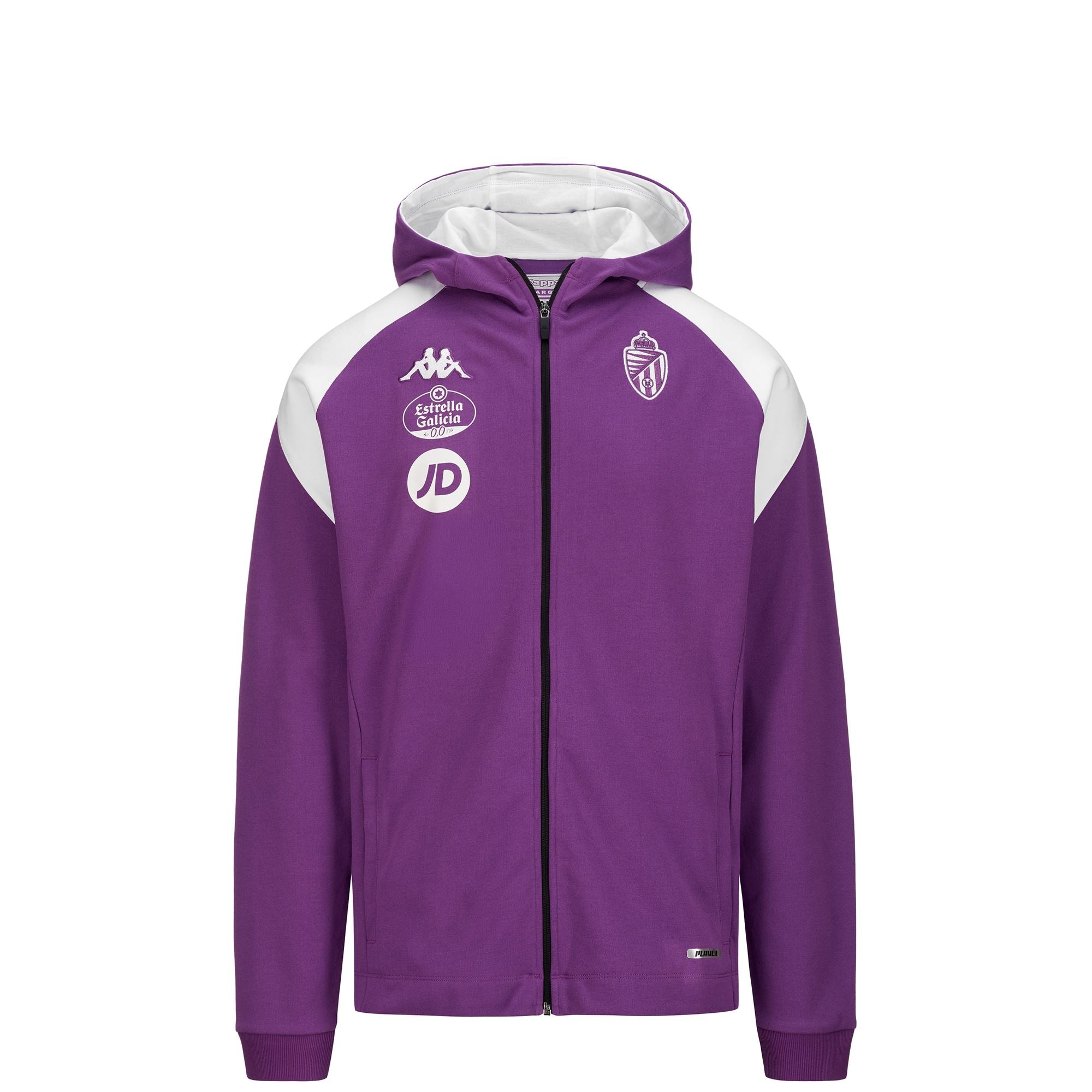 ARUFEOD 7 VALLADOLID - Fleece - Jacket - Man - BRIGHT VIOLET-WHITE-SPONSOR 1