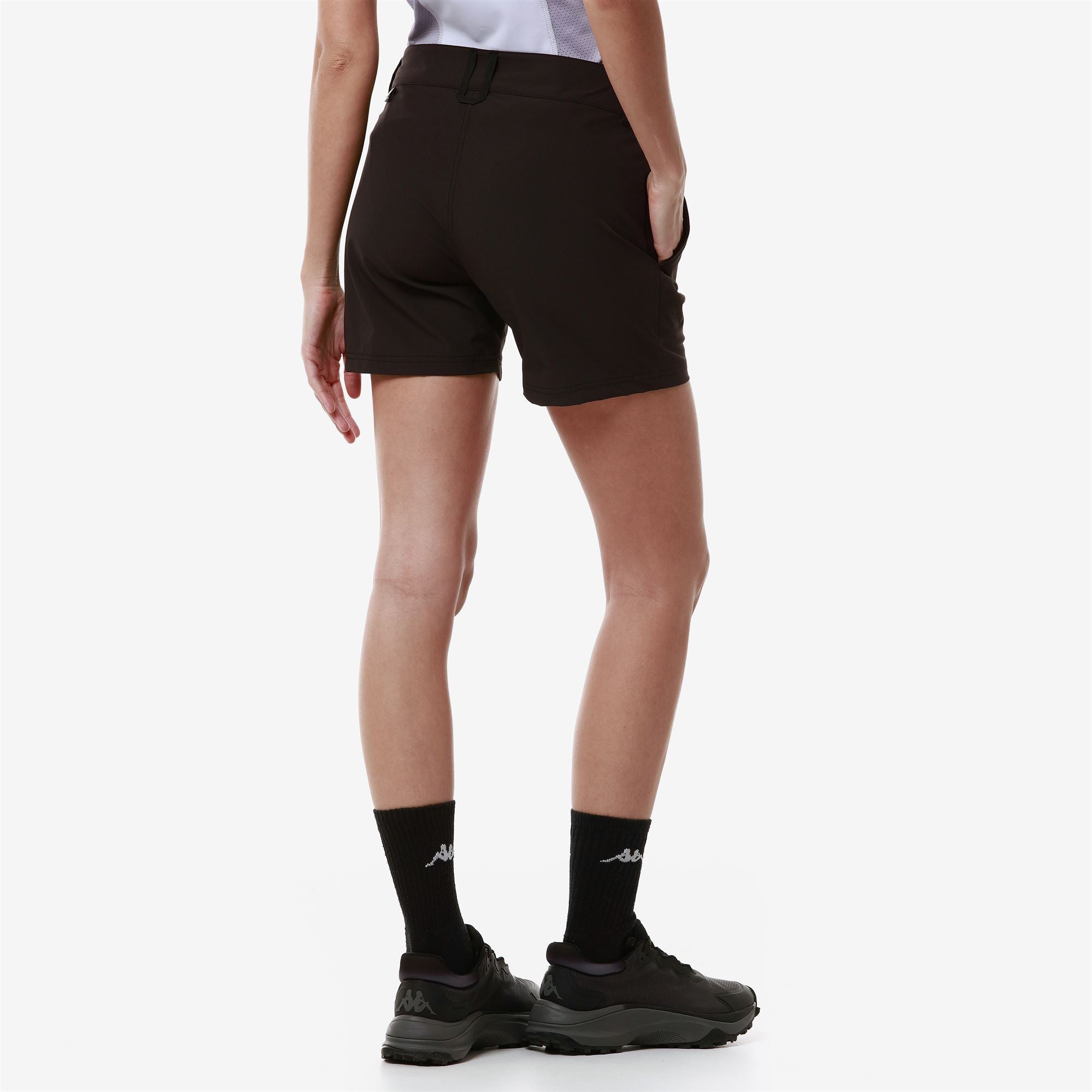 3CENTO 314 - Shorts - Sport Shorts - Woman - BROWN EBONY-BLACK - Image 6