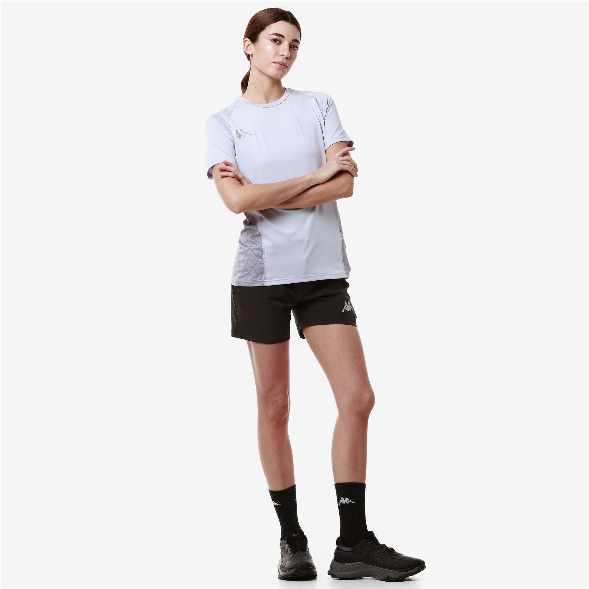 3CENTO 314 - Shorts - Sport Shorts - Woman - BROWN EBONY-BLACK - Image 7