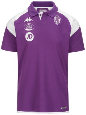 ANGAT 7 VALLADOLID - Polo Shirts - Polo - Man - BRIGHT VIOLET-WHITE-SPONSOR 1