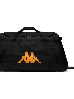 AEDUC 5 FIORENTINA - Bags - Hard Base Duffle - Unisex - BLACK-VIOLET INDIGO