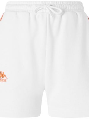222 BANDA    IVISSA - Shorts - Sport  Shorts - Woman - WHITE-ORANGE