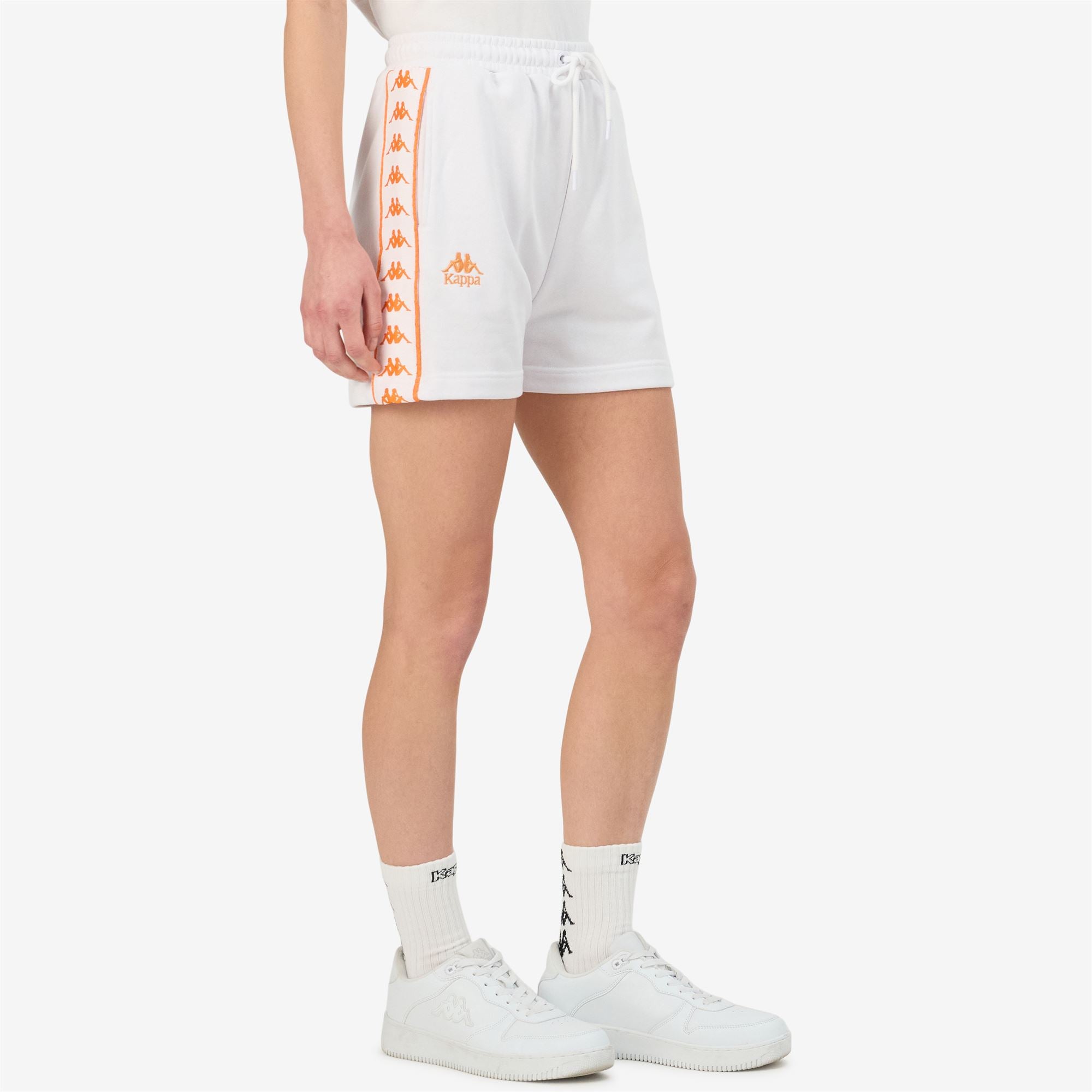 222 BANDA IVISSA - Shorts - Sport Shorts - Woman - WHITE-ORANGE - Image 5