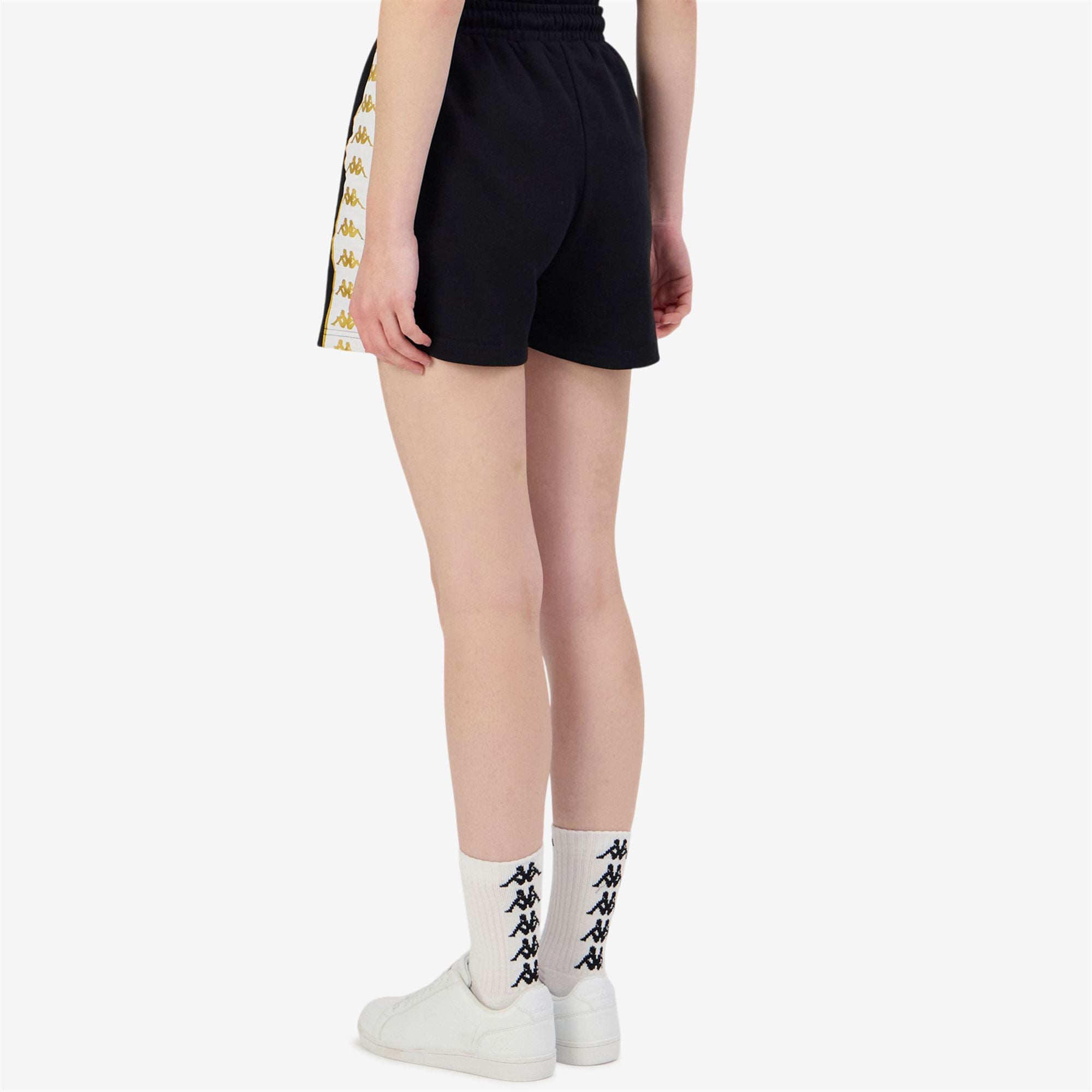 222 BANDA IVISSA - Shorts - Sport Shorts - Woman - BLACK-YELLOW GOLD RICH-WHITE - Image 6