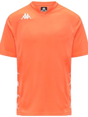 KAPPA4FOOTBALL  DASTOLO - Active Jerseys - Shirt - Man - ORANGE FLAME
