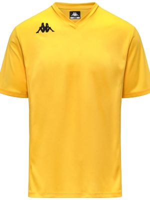 KAPPA4FOOTBALL  DASTOLO - Active Jerseys - Shirt - Man - YELLOW DANDELION