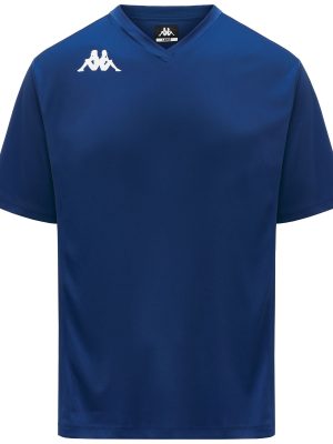 KAPPA4FOOTBALL  DASTOLO - Active Jerseys - Shirt - Man - BLUE SAPPHIRE