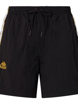 222 BANDA  NANA - Shorts - Sport  Shorts - Woman - BLACK-YELLOW GOLD RICH-WHITE