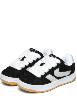 LOGO MARLON KID - Sneakers - Low Cut - Kid unisex - BLACK-WHITE