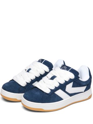 LOGO MARLON KID - Sneakers - Low Cut - Kid unisex - BLUE MARINE-WHITE