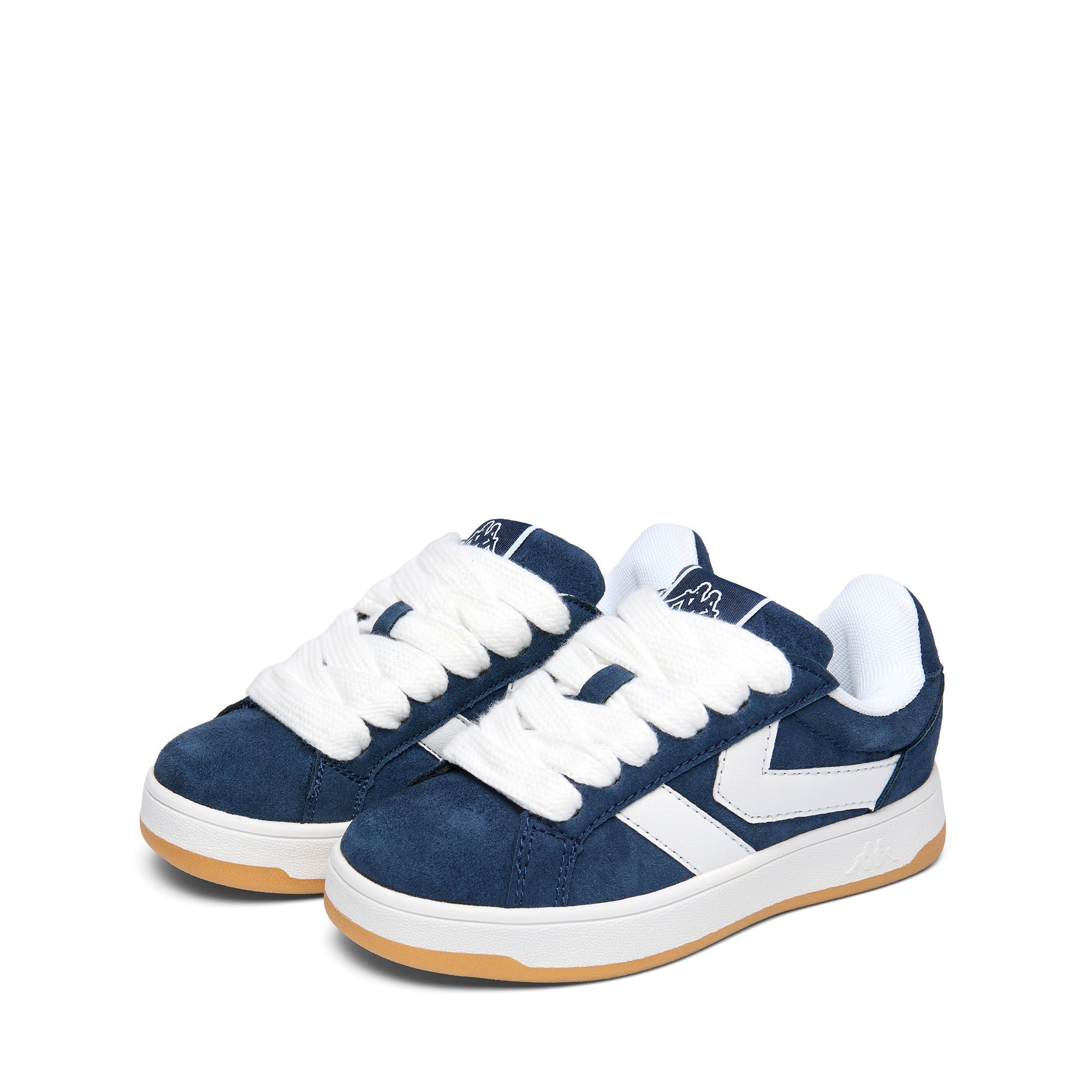 LOGO MARLON KID - Sneakers - Low Cut - Kid unisex - BLUE MARINE-WHITE