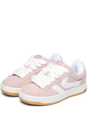LOGO MARLON KID - Sneakers - Low Cut - Kid unisex - PINK PASTEL-IRIDESCENT