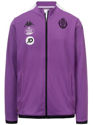 ARUN PRO 8 VALLADOLID - Fleece - Jacket - Man - VIOLET-WHITE-GREY-SPONSOR