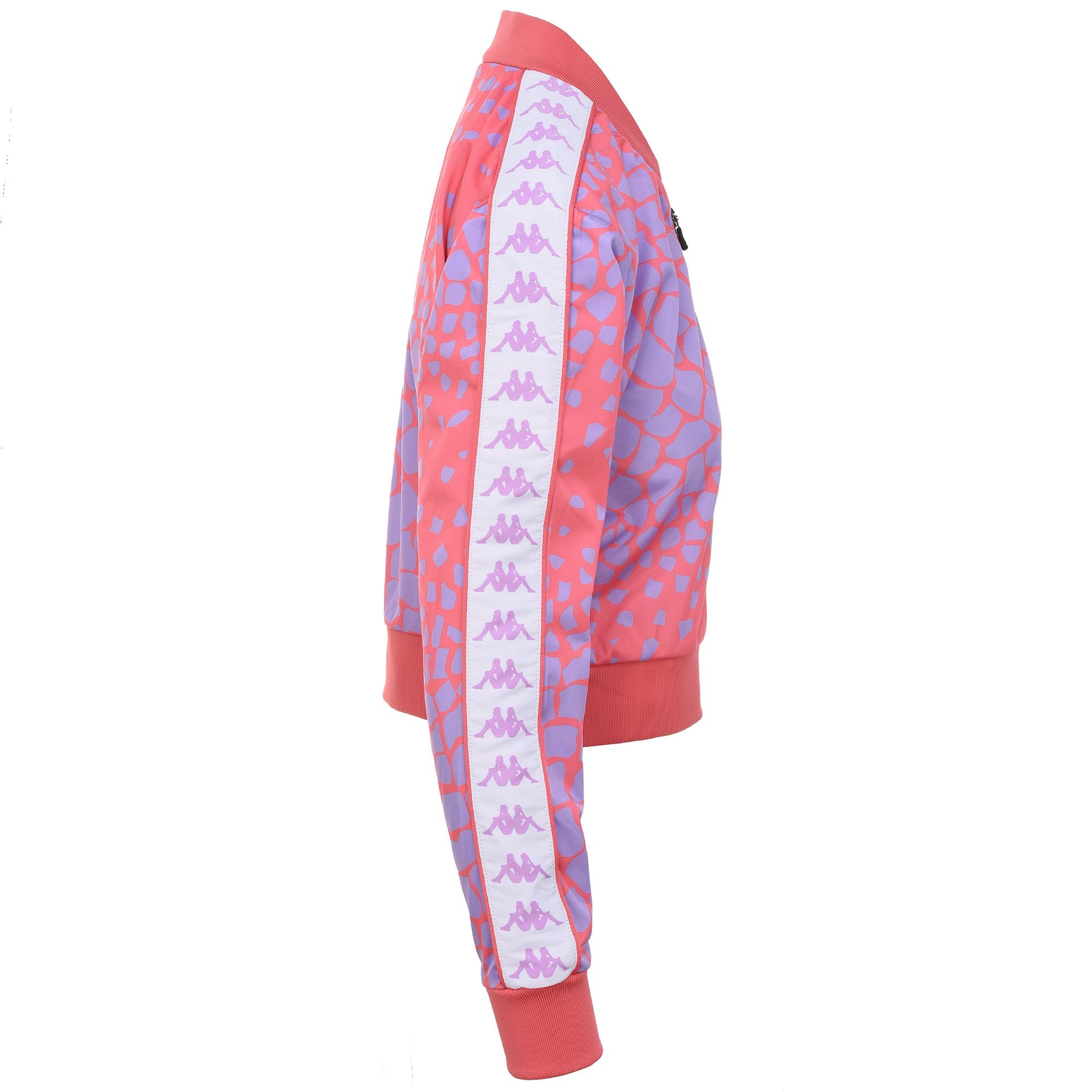 222 BANDA ASBER GRAPHIK - Fleece - Jacket - Woman - PINK MD-VIOLET LILAC GRAPHIK- WHITE - Image 2