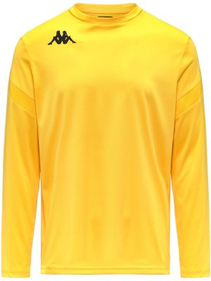 KAPPA4FOOTBALL DOVOL - Active Jerseys - Shirt - Man - YELLOW DANDELION