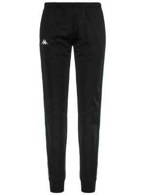 222 BANDA WRASTORIAI SLIM - Pants - Sport Trousers - Woman - BLACK-WHITE-GREEN DUSTY