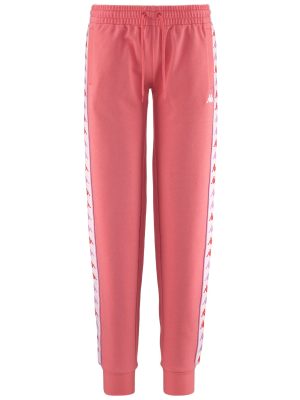 222 BANDA BARNUI 2 - Pants - Sport Trousers - Woman - PINK MD-WHITE-VIOLET LILLA