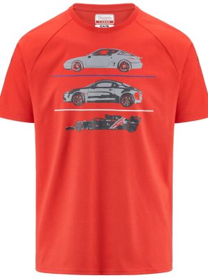 ARGLA ALPINE F1 - T-ShirtsTop - T-Shirt - Man - ORANGE REDDISH
