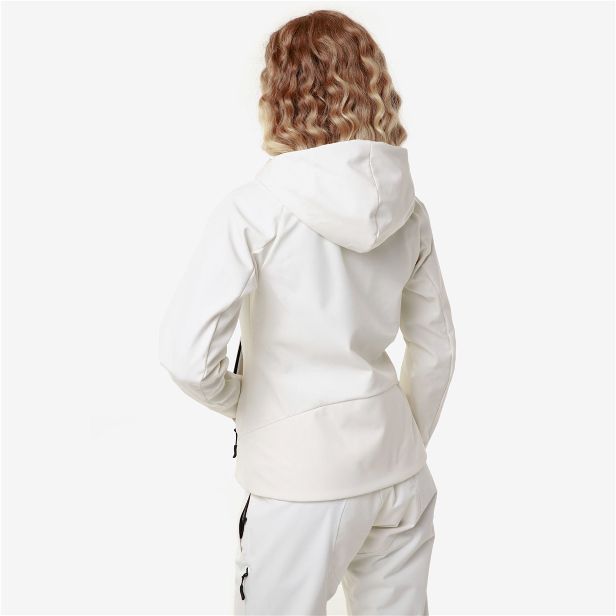 6CENTO 688J - Fleece - Jacket - Woman - WHITE MILK-BLACK - Image 6