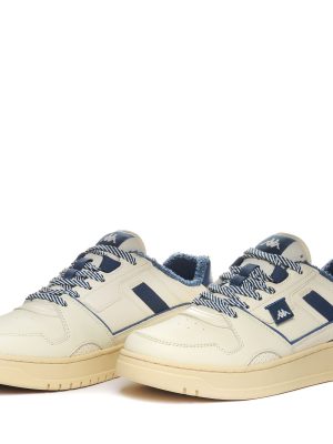 KAI 1 - Sneakers - Low Cut - Unisex - WHITE OFF-BLUE TEAL-YELLOW REED