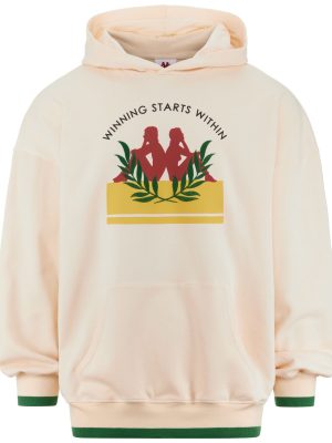 HERITAGE LUPO - Fleece - Jumper - Man - WHITE ANTIQUE-GREEN FERN