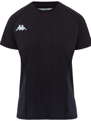 3CENTO 321 - T-ShirtsTop - T-Shirt - Woman - BROWN EBONY-GREY COAL