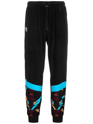 HERITAGE PEVIO - Pants - Sport Trousers - Man - BLACK-TURQUOISE