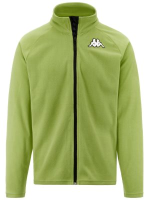 8CENTO 818FZ - Fleece - Jacket - Unisex - GREEN GLOWING