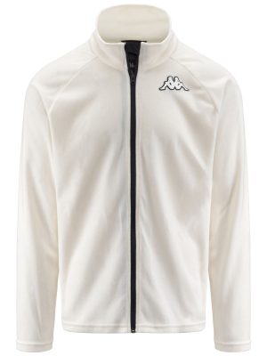 8CENTO 818FZ - Fleece - Jacket - Unisex - WHITE COCONUT