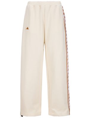 222 BANDA  PETUNIAGT - Pants - Sport Trousers - Woman - GRAPHIKTAPE WHITE MILK-GREY WARM-YELLOW CAMEL