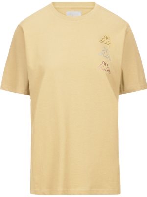 LOGO KEMILIA - T-ShirtsTop - T-Shirt - Woman - BEIGE BISCUIT