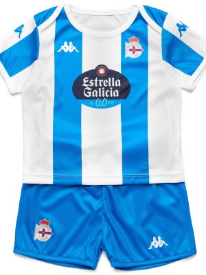 KOMBAT BABY KIT DEPORTIVO - SETS - Shorts / T-Shirt - Kid unisex - BLUE-WHITE-SPONSOR